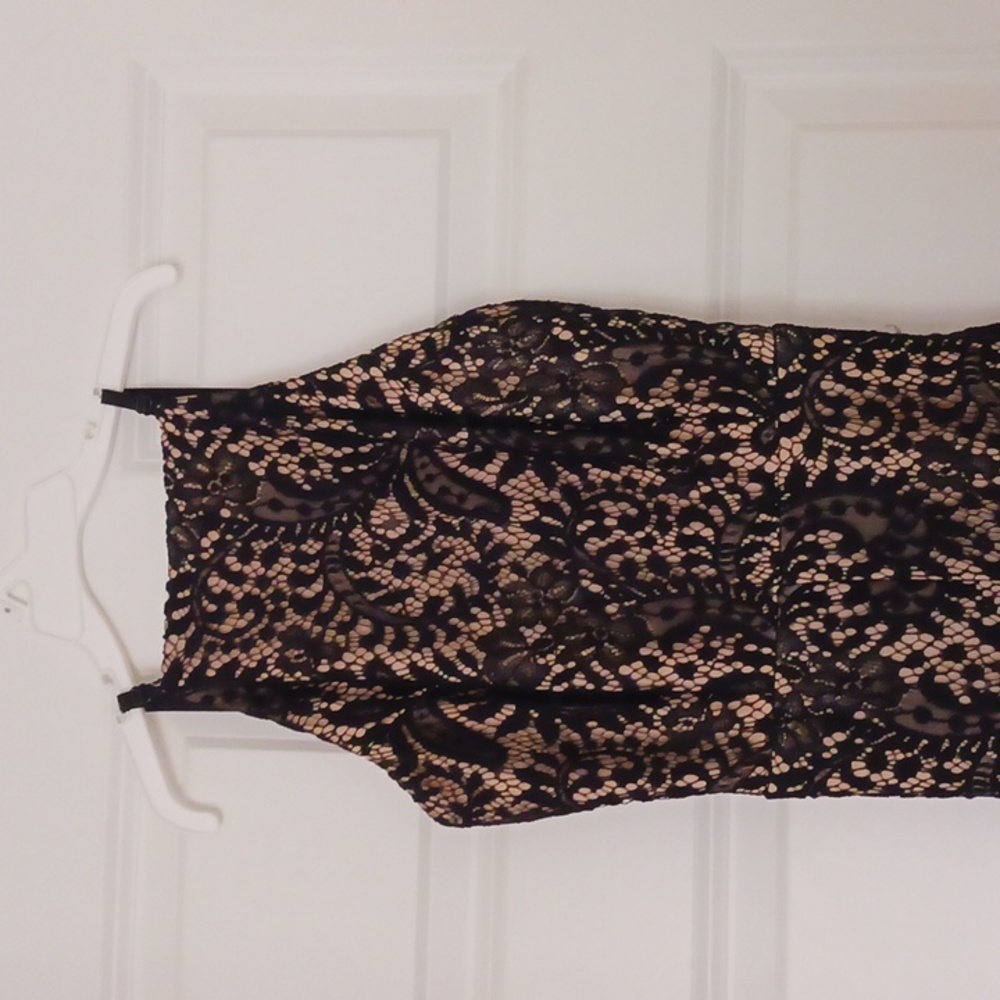 Black lace formal jumpsuit